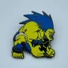PiNS ON FiRE UDON STREET FiGHTER - PiN FiGHTER 2020 EXCLUSiVE BLUE HAiR BLANKA VARiANT ENAMEL PiN