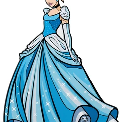PiNS ON FiRE FiGPiN DiSNEY PRiNCESS CiNDERELLA #224 (1ST EDiTiON)