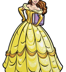PiNS ON FiRE FiGPiN DiSNEY PRiNCESS BELLE #226 (1ST EDiTiON)