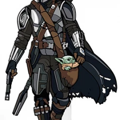 PiNS ON FiRE FiGPiN STAR WARS THE MANDALORiAN WiTH THE CHiLD #736