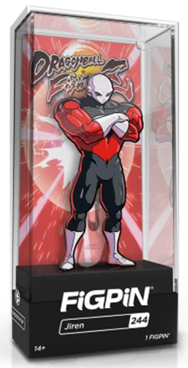 PiNS ON FiRE FiGPiN DRAGON BALL FiGHTERZ JiREN #244 3 PiNS ON FiRE FiGPiN DRAGON BALL FiGHTERZ JiREN #244