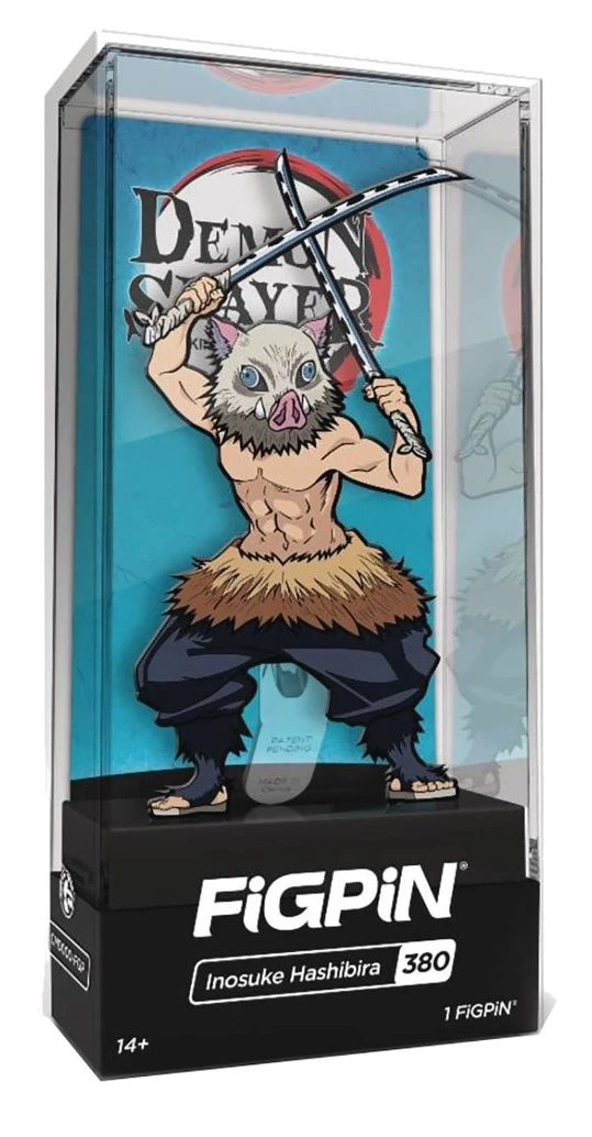 PiNS ON FiRE FiGPiN DEMON SLAYER INOSUKE HASHiBiRA #380 3 PiNS ON FiRE FiGPiN DEMON SLAYER INOSUKE HASHiBiRA #380