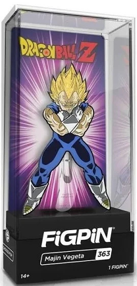 PiNS ON FiRE FiGPiN DRAGON BALL Z MAJiN VEGETA GLiTTER VARiANT #363 TOY TEMPLE EXCLUSiVE 3 PiNS ON FiRE FiGPiN DRAGON BALL Z MAJiN VEGETA GLiTTER VARiANT #363 TOY TEMPLE EXCLUSiVE
