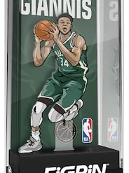 PiNS ON FiRE FiGPiN SPORTS: NBA GiANNiS ANTETOKOUNMPO #S4 (FiRST EDiTiON)